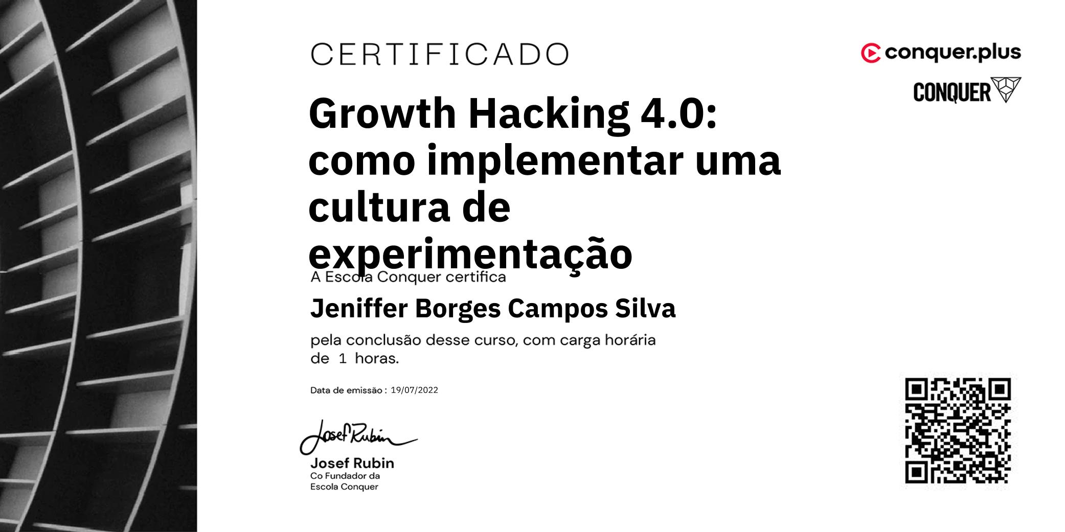 Certificado de Growth Hacking 4.0: como implementar uma cultura de experimentação